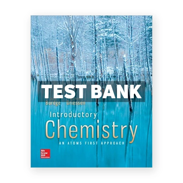 Introductory Chemistry An Atoms First Approach 1st Burdge Test Bank