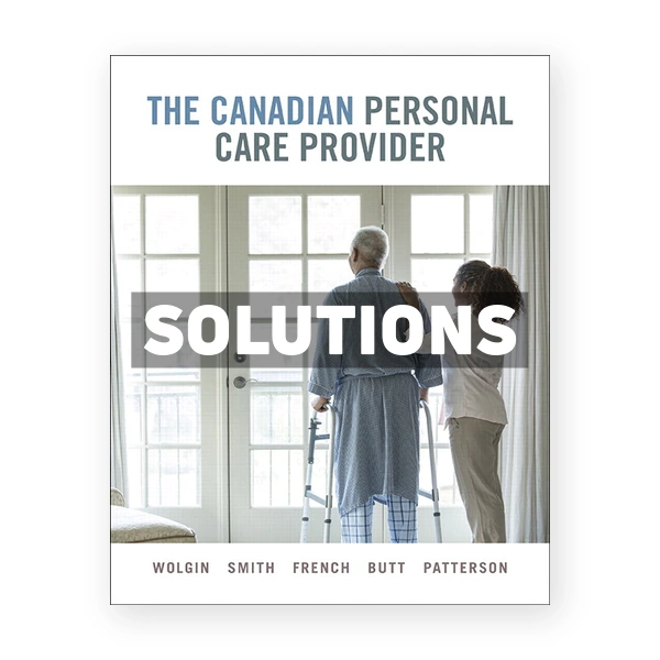 Canadian Personal Care Provider CDN 1st Wolgin Solutions Manual