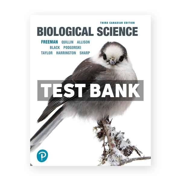Biological Science CDN 3rd Freeman Test Bank