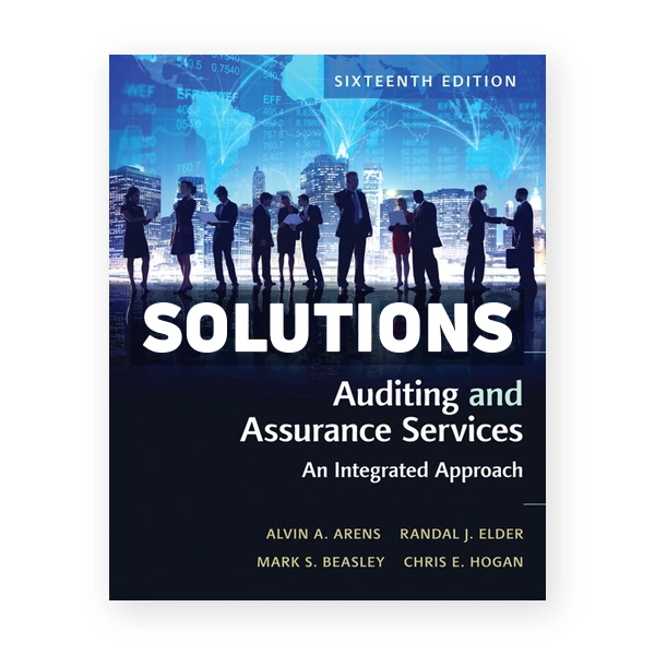 Auditing and Assurance Services 16th Arens Solutions Manual