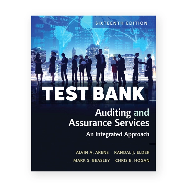 Auditing and Assurance Services 16th Arens Test Bank