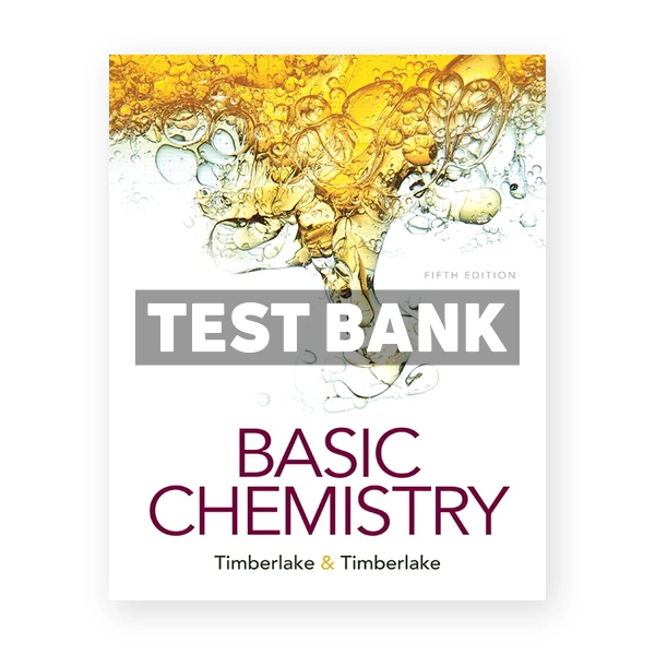 Basic Chemistry 5th Timberlake Test Bank