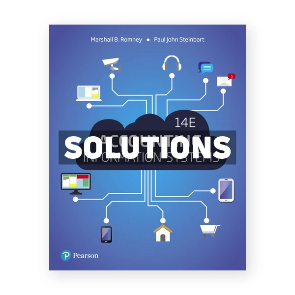 Accounting Information Systems 14th Romney Solutions Manual