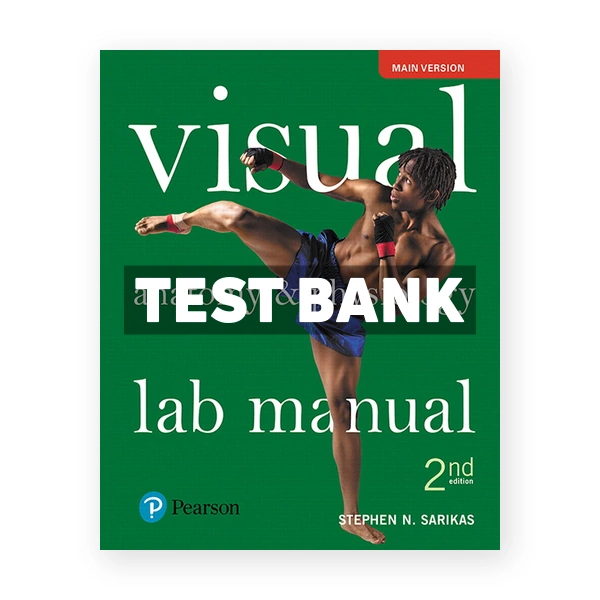 Visual Anatomy and Physiology Lab Manual Main Version 2nd Sarikas Test Bank