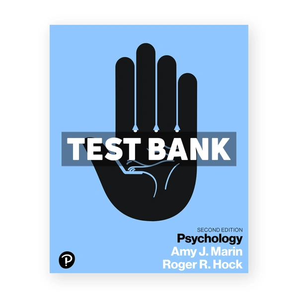 Psychology 2nd Marin Test Bank