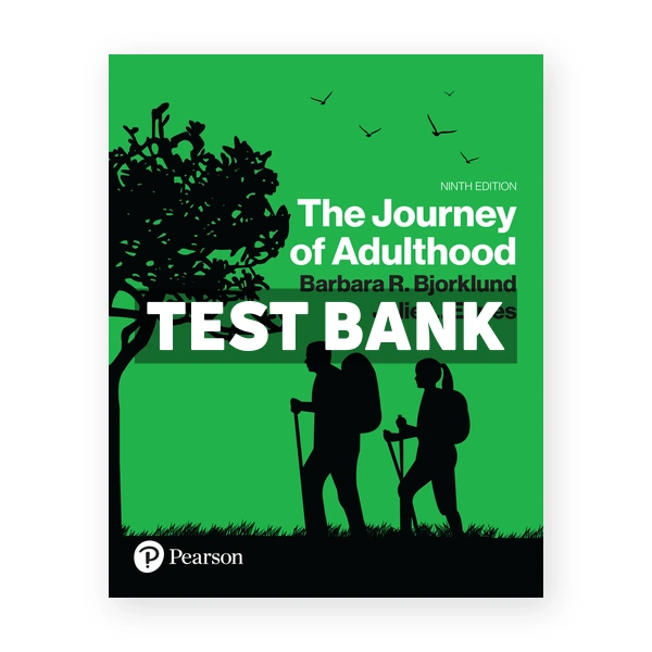 Journey of Adulthood 9th Bjorklund Test Bank