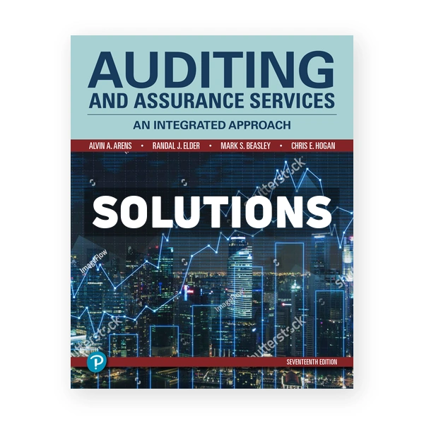 Auditing and Assurance Services 17th Arens Solutions Manual