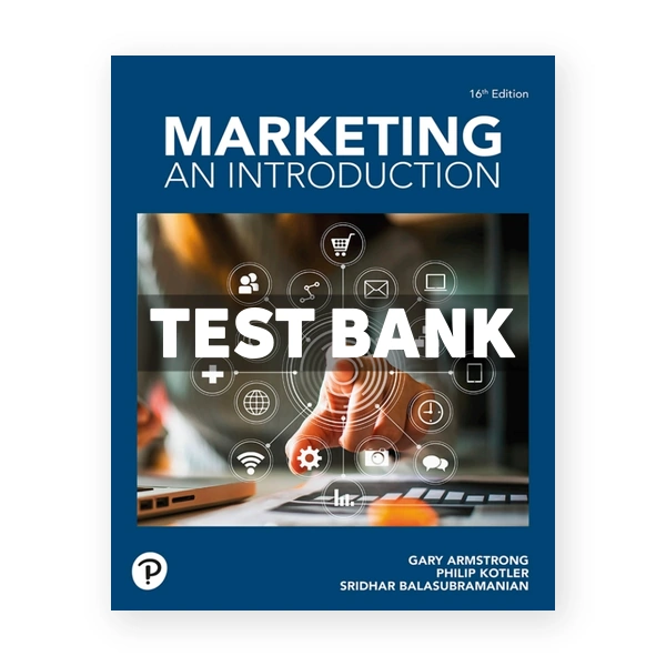 Marketing - An Introduction 16th Armstrong Test Bank