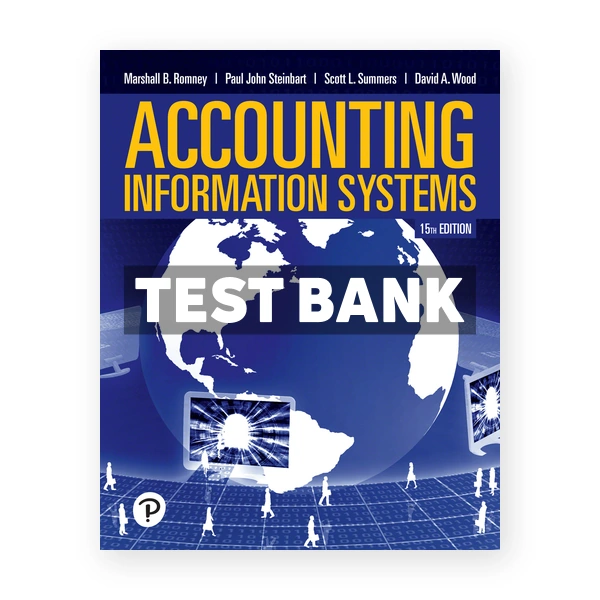 Accounting Information Systems 15th Romney Test Bank