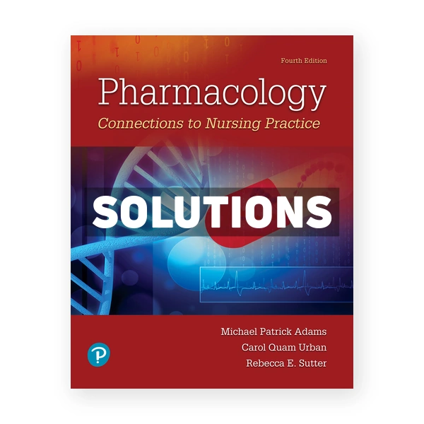 Pharmacology 4th Adams Solutions Manual