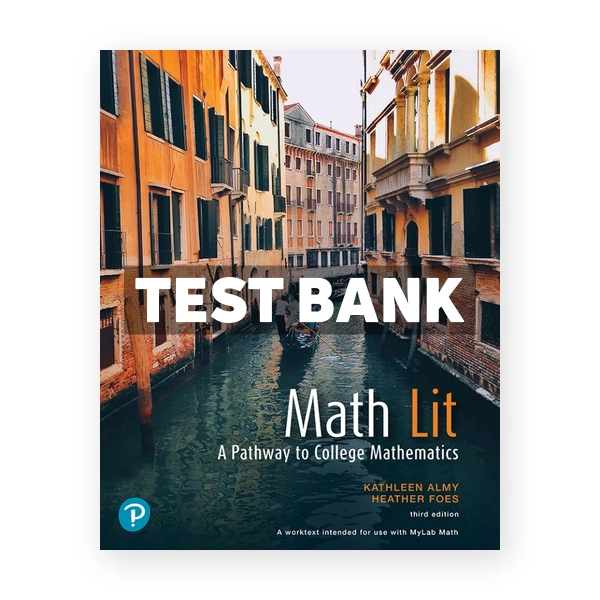 Math Lit 3rd Almy Test Bank