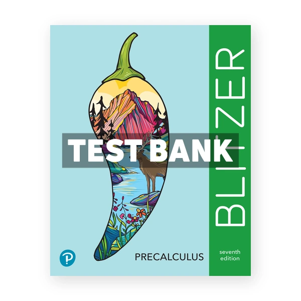 Precalculus 7th Blitzer Test Bank