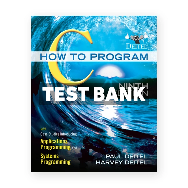 C How to Program 9th Deitel Test Bank