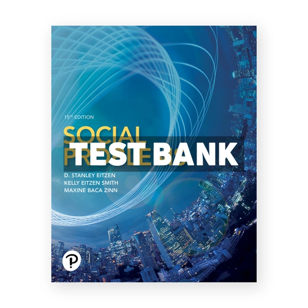 Social Problems 15th Eitzen Test Bank