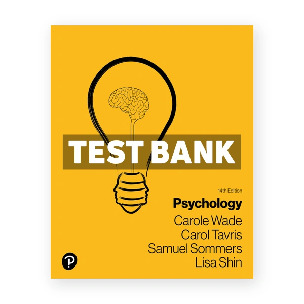 Psychology 14th Wade Test Bank