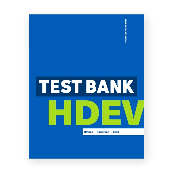 HDEV CDN 4th Rathus Test Bank