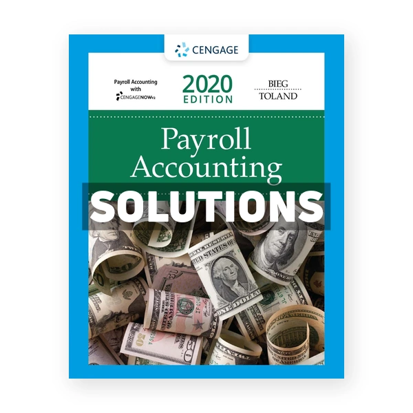 Payroll Accounting 2020 30th Bieg Solutions Manual