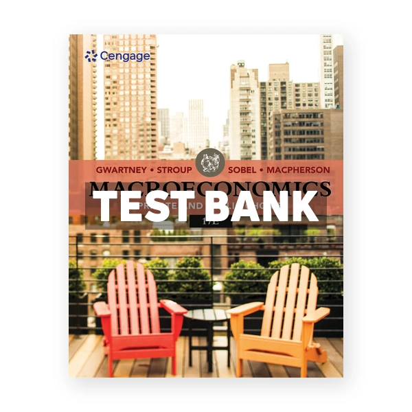 Macroeconomics Private and Public Choice 17th Gwartney Test Bank