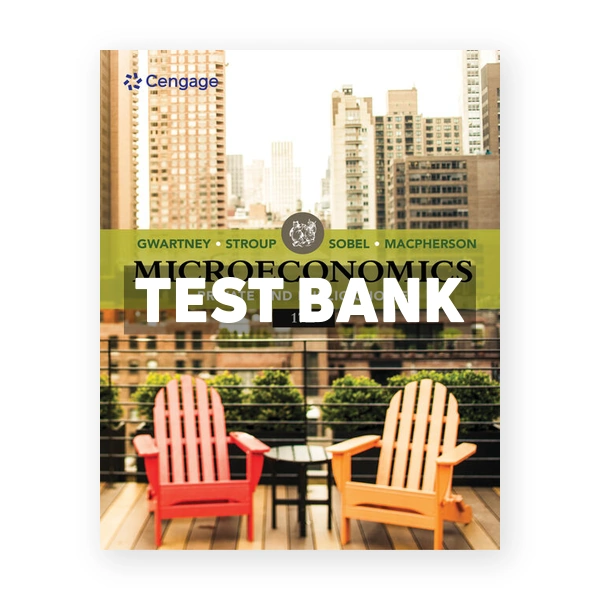 Microeconomics Private and Public Choice 17th Gwartney Test Bank