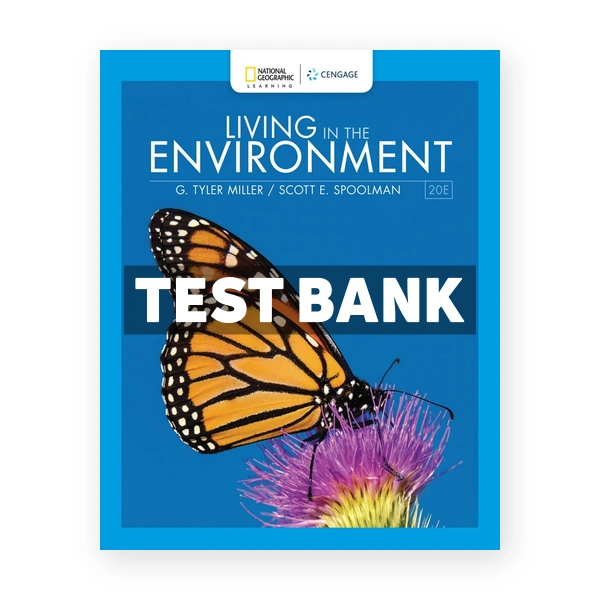 Living in the Environment 20th Miller Test Bank