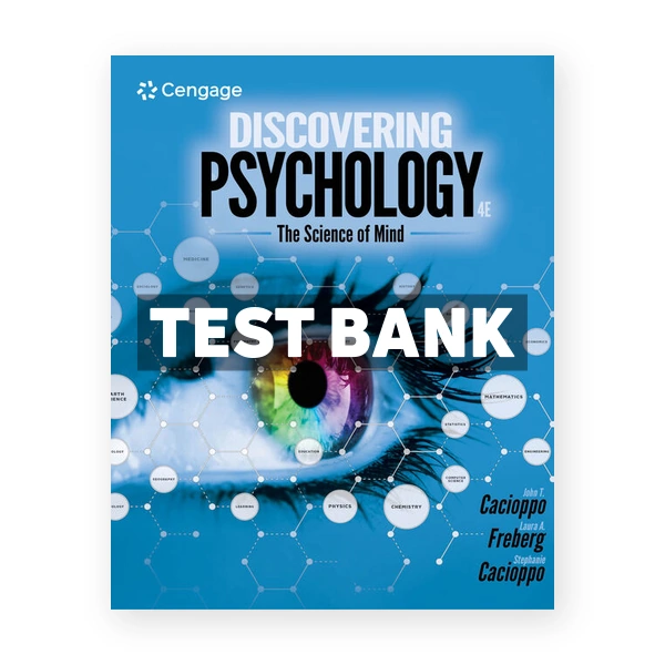 Discovering Psychology 4th Cacioppo Test Bank