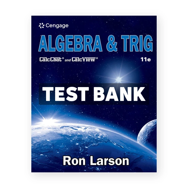Algebra and Trig 11th Larson Test Bank