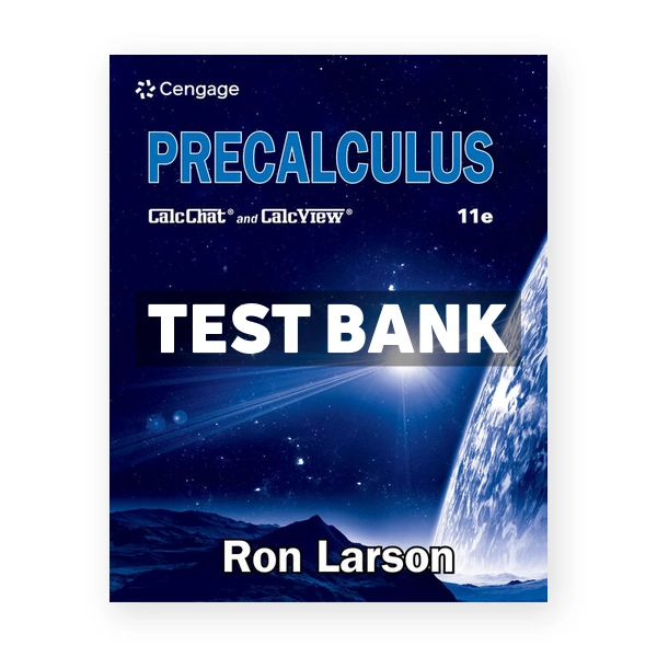 Precalculus 11th Larson Test Bank