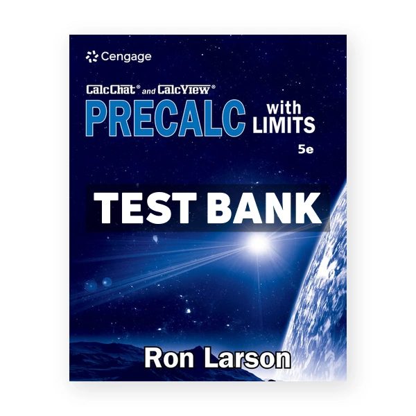 Precalculus with Limits 5th Larson Test Bank