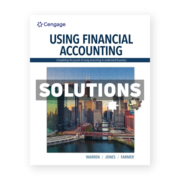 Using Financial Accounting 1st Warren Solutions Manual