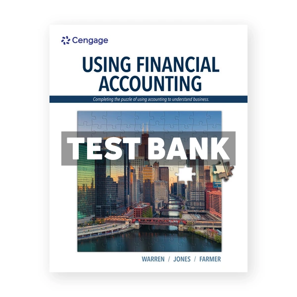 Using Financial Accounting 1st Warren Test Bank