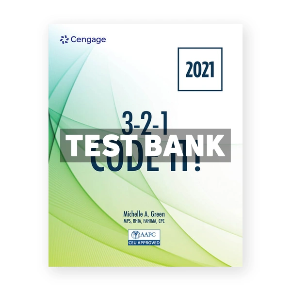 3 2 1 Code It 2021 9th Green Test Bank