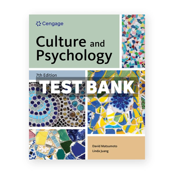 Culture and Psychology 7th Matsumoto Test Bank