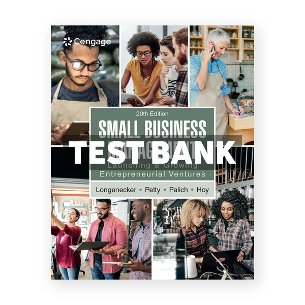 Small Business Management 20th Longenecker Test Bank