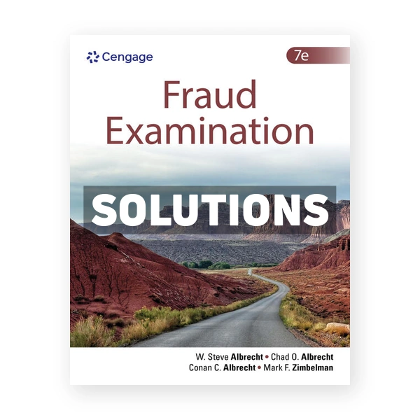 Fraud Examination 7th Albrecht Solutions Manual