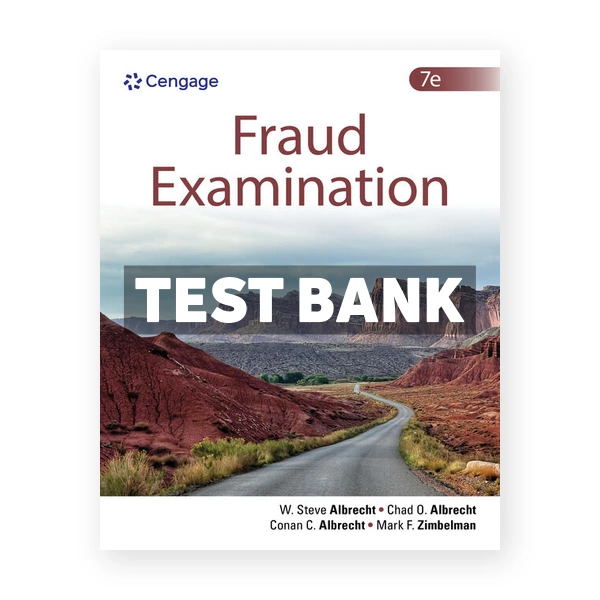 Fraud Examination 7th Albrecht Test Bank