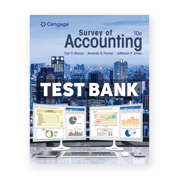 Survey of Accounting 10th Warren Test Bank