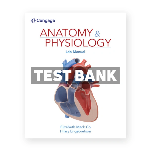 Anatomy & Physiology Lab Manual 1st Co Test Bank