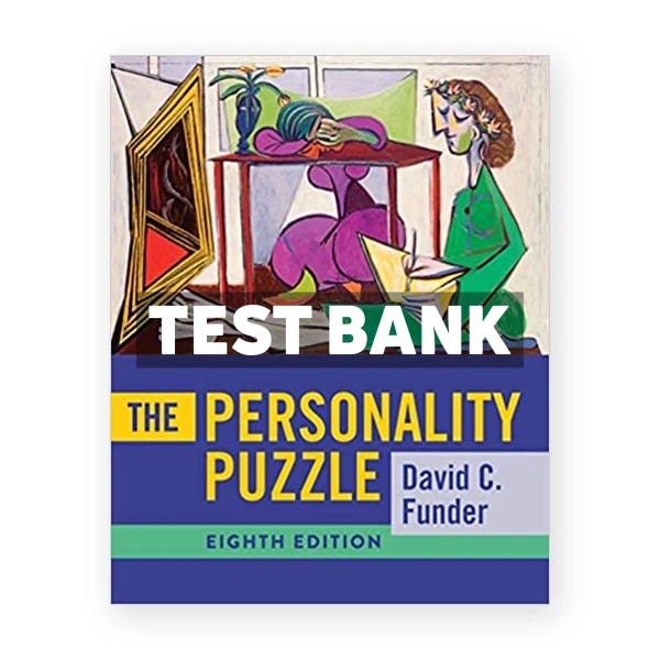 Personality Puzzle 8th Funder Test Bank