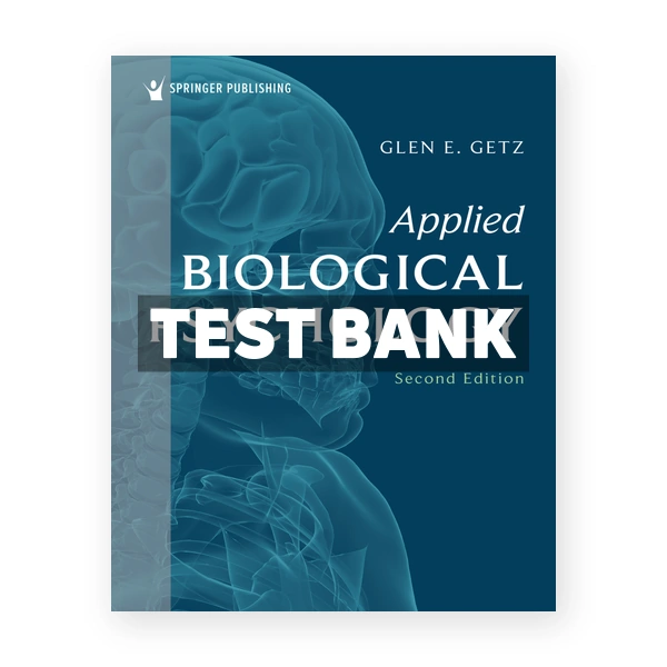 Applied Biological Psychology 2nd Getz Test Bank