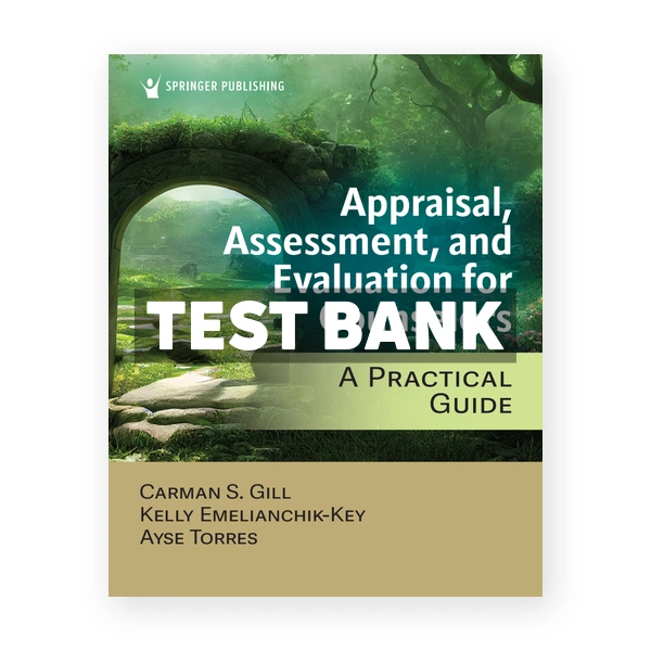 Appraisal Assessment and Evaluation for Counselors 1st Gill Test Bank