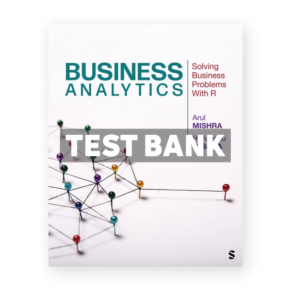 Business Analytics 1st Mishra Test Bank