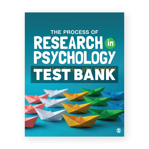 Process of Research in Psychology 5th Mcbride Test Bank