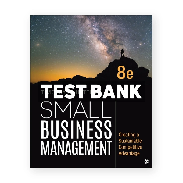 Small Business Management 8th Hatten Test Bank