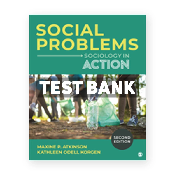 Social Problems 2nd Atkinson Test Bank