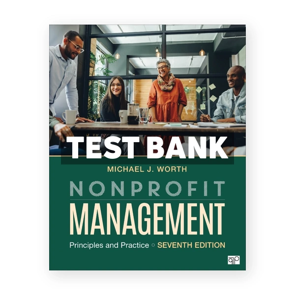 Nonprofit Management 7th Worth Test Bank