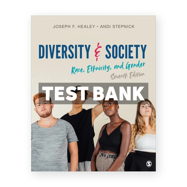 Diversity and Society 7th Healey Test Bank