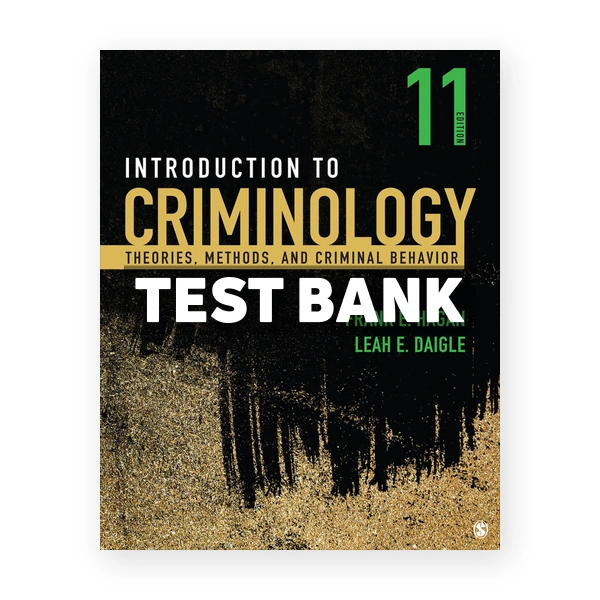 Introduction to Criminology 11th Hagan Test Bank