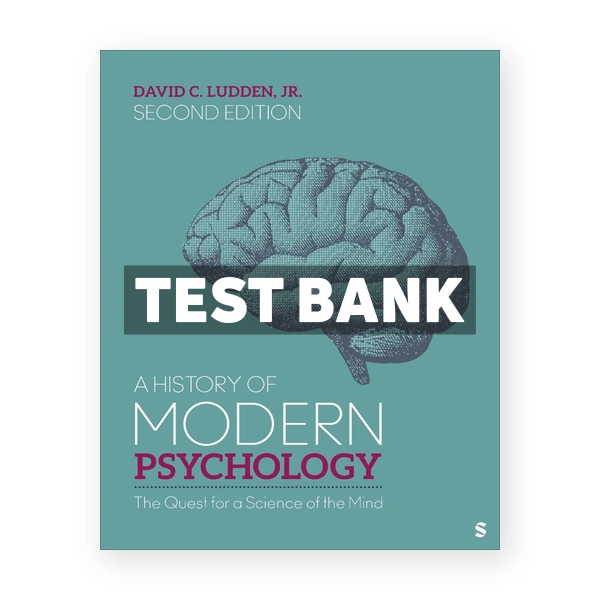 History of Modern Psychology 2nd Ludden Test Bank