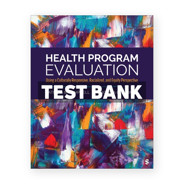 Health Program Evaluation 1st Campbell Test Bank