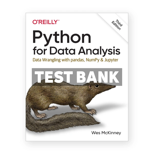 Python for Data Analysis 3rd McKinney Test Bank